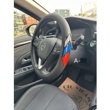 PINUKS Direksiyon Kılıfı Poşetli Geçme 38CM Fosforlu Çavuş 3 Renk Oto Aksesuar Premium