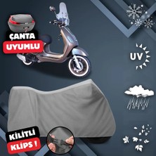 ULTRASHOP Arora Safari 125 Motosiklet Brandası Arka Çanta Uyumlu Su Geçirmez Motosiklet Branda