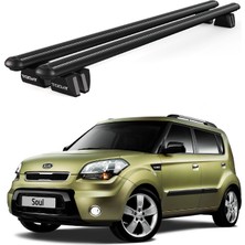 Today Auto Pençe Kia Soul Ara Atkı (2008-2013) Uyumlu Siyah Ara Atkı Port Bagaj Tavan Barı