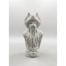 Davy Jones Mini Figür –pla Beyaz Koleksiyonluk Dekor (5,3 x 8 x 9,7 Cm)