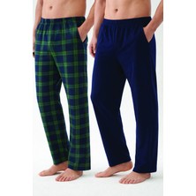 Koza İç Giyim Erkek Pamuklu 2'li Tek Alt Pijama
