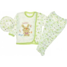 Şapkalı Ikili Takım(Tavşan Figürlü Hayvan Desenli)