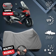 ULTRASHOP Aprilia Sr Max 300 Ie Motosiklet Brandası Arka Çanta Uyumlu Su Geçirmez Motosiklet Branda