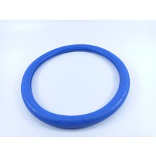 PINUKS Direksiyon Kılıfı Poşetli Geçme 38CM Pvc Mavi Oto Aksesuar Premium