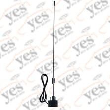 PINUKS Oluk Antenı Uzun Yaylı Oto Aksesuar Premium