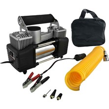 PINUKS Hava Kompresörü Jumbo Çift Piston Profesyonel  BS-8001 Oto Aksesuar Premium