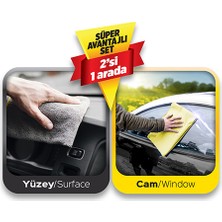 PINUKS Detay Temizlik + Cam Bezi  50X50 cm Oto Aksesuar Premium