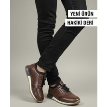 Romex Yeni Sezon Hakiki Deri Siyah Erkek Ayakkabı | Günlük & Rahat