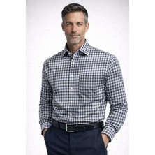 BURSPA Rahat Kesim Klasik Pamuklu Erkek Baba Gömlek