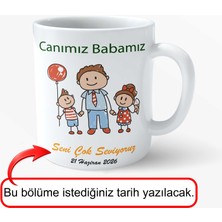 Babalar Günü Özel – Canımız Babamız Tasarımlı Porselen Kupa | Hediye Kupa
