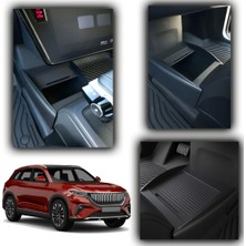 PINUKS Togg T10X  23-  Ön Konsol Arası Organizer Saklama Kutusu Siyah Oto Aksesuar Premium