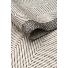 Elvey Home Sisal Çerçeveli Silinebilir Leke Tutmaz Iskandinav Bohem Yumuşak Doku Kaymaz Koridor Mutfak Halısı