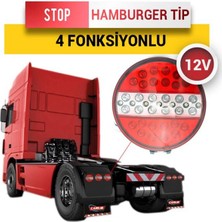 PINUKS Stop Lamba  Hamburger Tip  12V Oto Aksesuar Premium