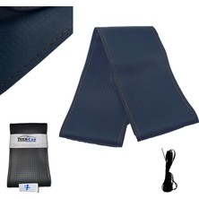 PINUKS Direksiyon Kılıfı S.deri Dikmeli Md:7 Xx Siyah Ipi Siyah Oto Aksesuar Premium