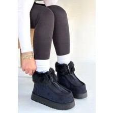 We&Me Zinya Siyah Süet Bot