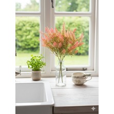 Yasima Yapay Turuncu Aranjmanlı Eğrelti Otu Yeşillik Bitki Ev Dekorasyon Önerisi