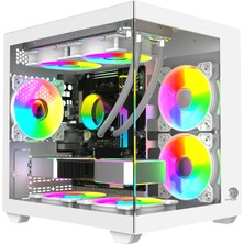 Gameline Hıper V2 3x Rgb Fanlı USB 3.0 Gaming Bilgisayar Kasası Beyaz
