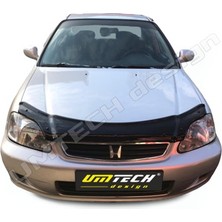 PINUKS Honda Cıvıc Ek Makyajlı 99-01 Kaput Koruyucu Oto Aksesuar Premium