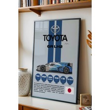 E2 Nova Toyota gr Lh2 Premium Hidrojen Hiper Araba Tablosu - Teknik Özellikli Otomobil Duvar Dekoru