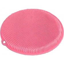 K-Yonlineticaret Yuvarlak Vantuzlu Banyo Sırt Kese Matı 26 cm
