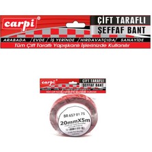 PINUKS Çift Taraflı Silikon Bant 20MM x 5mt Oto Aksesuar Premium