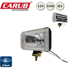 PINUKS Sis Lambası Comet 450 12V H3 15X8,5X7CM Dikdörtgen Kapaklı Beyaz   Emark Belge Oto Aksesuar Premium