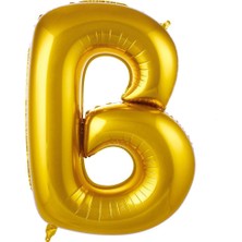 İKM Harf Folyo Balon 40 Inç Altın -B-