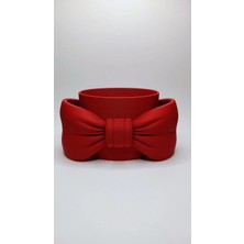 Fiyonklu Dekoratif Saksı – 3D Baskı Şık Masaüstü Çiçeklik Organizer (74X75X140 Mm)
