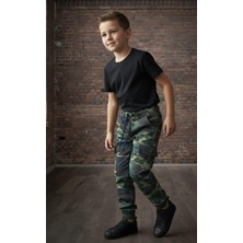 Black Steel Garson Boy Erkek Kamuflaj Oantolon