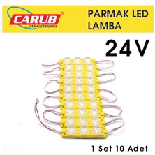 PINUKS Parmak Lamba Camlı Soft 24V  Sarı   10 Lu Paket Oto Aksesuar Premium