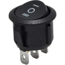 PINUKS Buton Yuvarlak Anahtar Aç-Kapa-Aç 1-0-2  10LU Paket Oto Aksesuar Premium