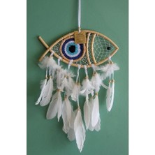 K-Yonlineticaret Rüya Kapanı Dream Catcher Balık Tasarımı