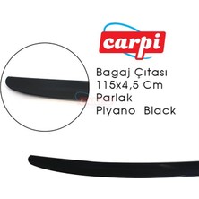 PINUKS Spoiler Bagaj Çıtası 115X4,5 cm Parlak Piyano Blac Oto Aksesuar Premium