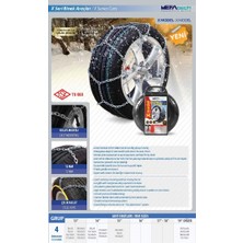 PINUKS Mefatech Kar Zinciri Xtakmatik 12MM No-X4 Oto Aksesuar Premium