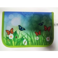 Eberhard Faber 577512 Kalem Kutusu 4 Bölme 49 Parça Yeşil Kelebek