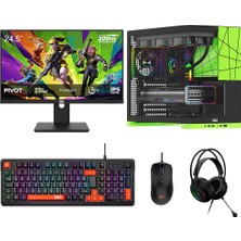 Dragos DRX9021 Ryzen 9 9950X 16GB Ddr5 512GB Nvme 32GB RTX5090 24.5 Inç 300Hz 1ms Oyuncu Oem Paket