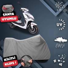 ULTRASHOP Arora Verano Ar 50-9 Motosiklet Brandası Arka Çanta Uyumlu Su Geçirmez Motosiklet Branda