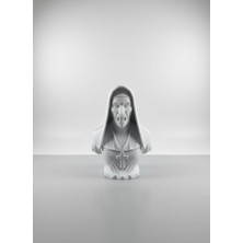 The Nun Dekoratif Figür Beyaz | 3D Baskı Pla Plastik | Ev & Ofis Dekoru | Hediye Seçeneği