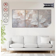 Akıllı Kağıt Statik Tutunma Özellikli Tablo - Poster Çiçek (Model- 59)