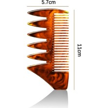 Gaman Gmn-1 Renkli Saç Açıcı Tarak - Saç Açıcı ve Şekillendirici Tarak ( Geniş ve Dar Dişli)