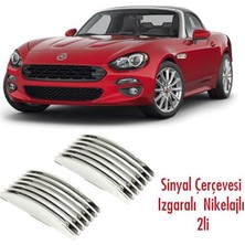 PINUKS Unıversal Yan Sinyal Çerçevesi Düz Izgaralı Oto Aksesuar Premium