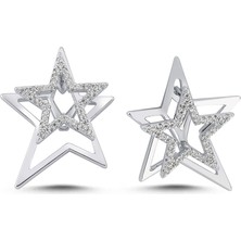 Merano Design Scuti Rhodium Küpe