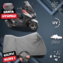 ULTRASHOP Arora Chinf 318 Motosiklet Brandası Arka Çanta Uyumlu Su Geçirmez Motosiklet Branda