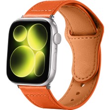 Sneezy Iwatch 7 8 9 10 11 Series 42/44/45/46MM Ile Uyumlu Premium Classic Deri Görünümlü Kordon