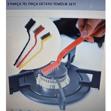 3 Parça Tel Fırça Temizlik Seti