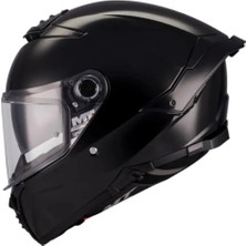 Mt Helmets Kask mt Thunder 4 Sv Pure Parlak Siyah