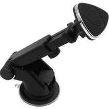 PINUKS Mıknatıslı Telefon Tutucu Vantuzlu Uzayan Kollu Uçgen Kafa Oto Aksesuar Premium