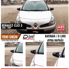 PINUKS Renault Clıo 3 2006-2009 ( Makyajsız) Yarasa Ayna Kapağı Oto Aksesuar Premium