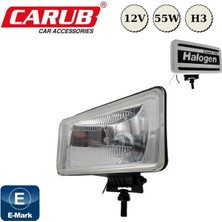 PINUKS Sis Lambası Comet 550 12V H3 20X9,5X9CM Dikdörtgen Kapaklı Beyaz   Emark Belge Oto Aksesuar Premium