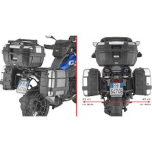 Givi Gıvı PLO5143MK Bmw R 1300 Gs (24-25) Yan Çanta Taşıyıcı